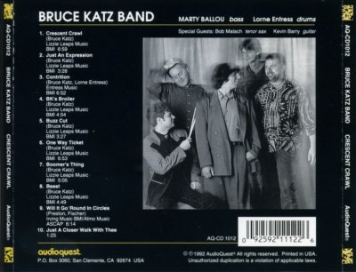 Bruce Katz Band - Crescent Crawl (1992)  Lossless