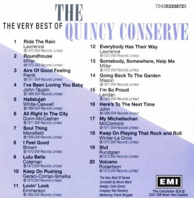 Quincy Conserve - Very Best Of The Quincy Conserve (1968-1973) 2001