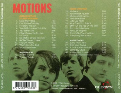 The Motions - Introduction To The Motions / Their Own Way (2001)