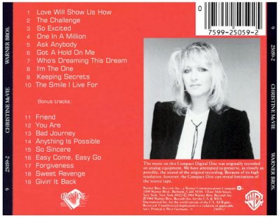 Christine McVie - Christine McVie (Bonus tracks) (1984) Lossless