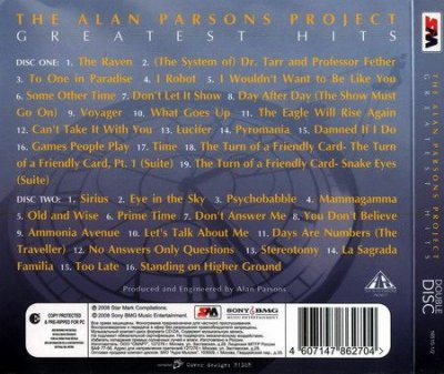 The Alan Parsons Project - Greatest Hits [Star Mark] 2CD (2008) (Lossless) + MP3