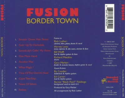 Fusion - Border Town (1969) CD-2007 Lossless + MP3