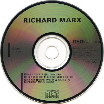 Richard Marx - Richard Marx (1987) [Japan Press, 1990] (Lossless + Mp3)