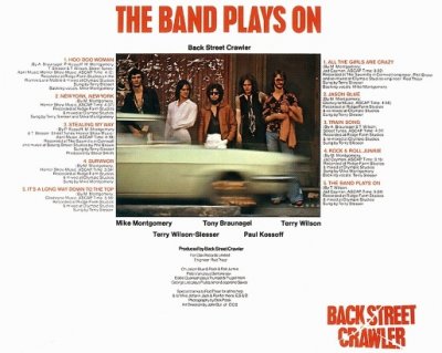 Back Street Crawler - The Band Plays On 1975 (Wounded Bird 2004) Lossless