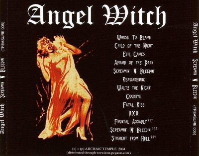 Angel Witch - Screamin' 'N' Bleedin' (1985) [Reissue 2004] (Lossless)