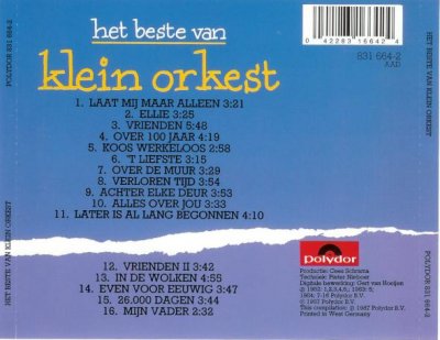 Klein Orkest - Het Beste Van Klein Orkest (1987)