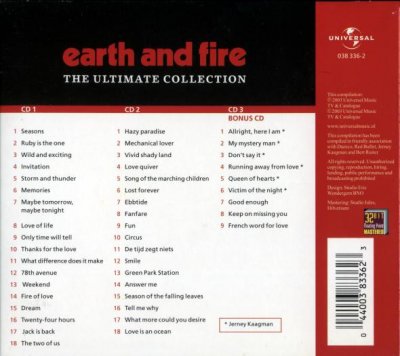 Earth And Fire - The Ultimate Collection 3CD (2003) (Lossless+MP3)