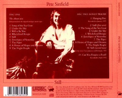 Pete Sinfield - Still 1973 (2CD Expanded Edit. 2009) lossless