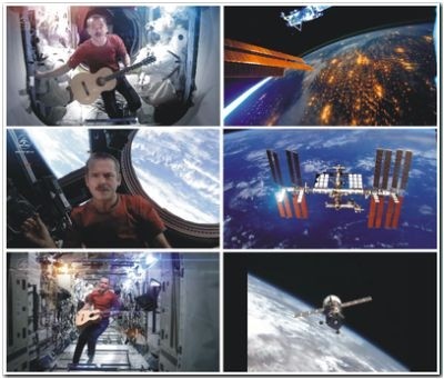 Chris Hadfield - Space Oddity (David Bowie Cover) (video) 2013