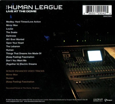 The Human League - Live At The Dome (2006)