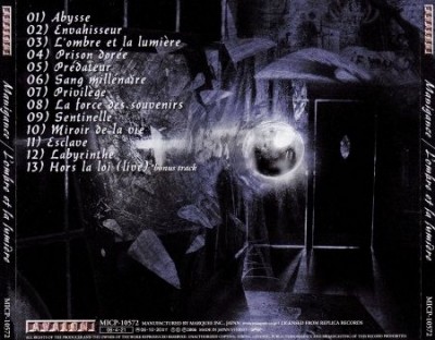 Manigance - L'ombre Et La Lumiere (Japanese Edition) 2006 (Lossless + MP3)