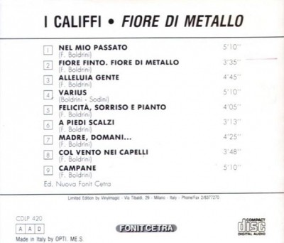 I Califfi - Fiore Di Metallo 1973