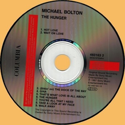 Michael Bolton - The Hunger (1987) (Lossless)