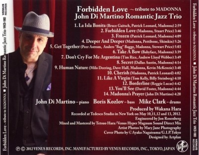 John Di Martino Romantic Jazz Trio - Forbidden Love: Tribute to Madonna (2012) Lossless+Mp3