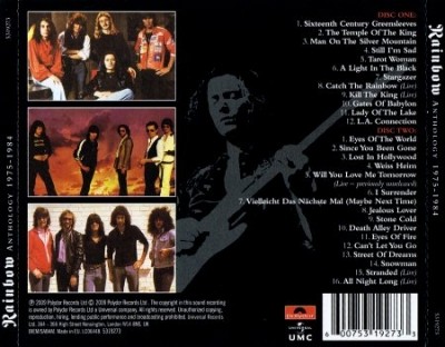 Rainbow - Anthology [1975-1984] 2CD (2009) (Lossless + MP3)