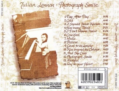 Julian Lennon - Photograph Smile 1998 (Lossless)