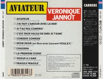 Veronique Jannot - Aviateur [Japan] (1989) Lossless