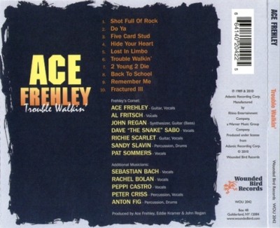 Ace Frehley - Trouble walkin' 1989 (Wounded Bird Rec. 2010)  Lossless