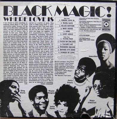 Black Magic - Where Love Is (1970)