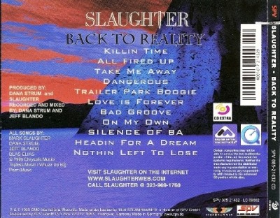 Slaughter - Back To Reality 1999 (lossless)