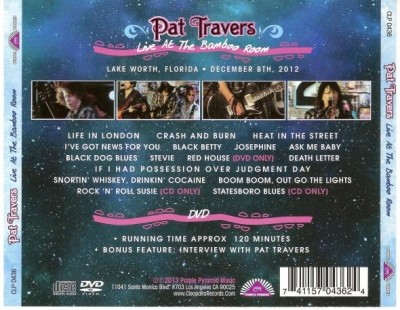 Pat Travers - Live at the Bamboo Room (2013)