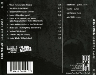 Eddie Kirkland - Democrat Blues (2004) Lossless + MP3