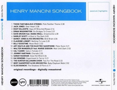 VA - Henry Mancini Songbook (2007) Lossless