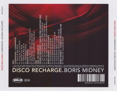 Boris Midney - Disco Recharge: Companion / Double Discovery 2CD (2013)