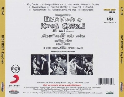 Elvis Presley - King Creole 1958 (2013) Lossless+Mp3