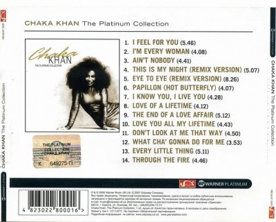 Chaka Khan - The Platinum Collection (2006) Lossless+Mp3