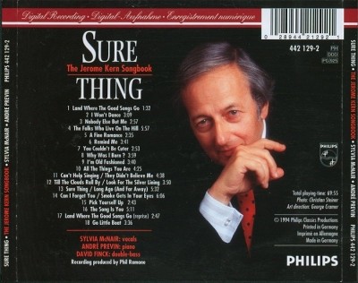 Andre Previn, Sylvia McNair - Sure Thing. The Jerome Kern Songbook (1994)