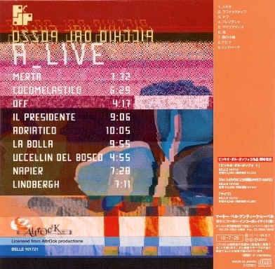 Picchio Dal Pozzo - A Live 2010 (Belle/Japan) Lossless+MP3