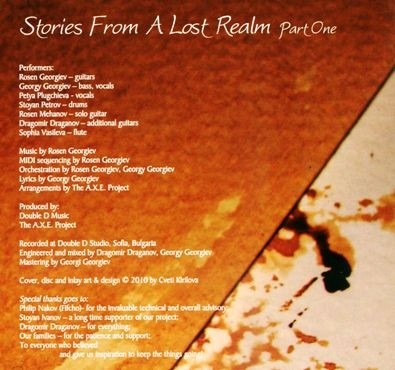 The A.X.E. Project - Stories From A Lost Realm Part One (2010) Lossless