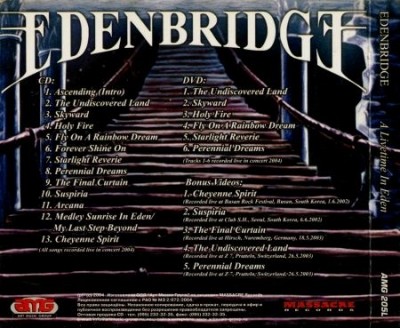 Edenbridge - A Livetime In Eden (live) 2004 (Lossless + MP3) + [DVD5]