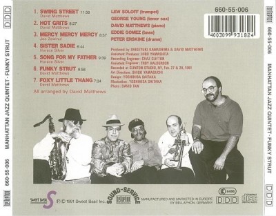 Manhattan Jazz Quintet - Funky Strut (1991) Lossless+Mp3