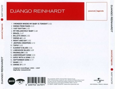 Django Reinhardt - The Art Of Swing (2011) Lossless+Mp3