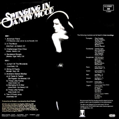 The Sunshine Terrace Swing Band - Swinging in a New Mood (1977)