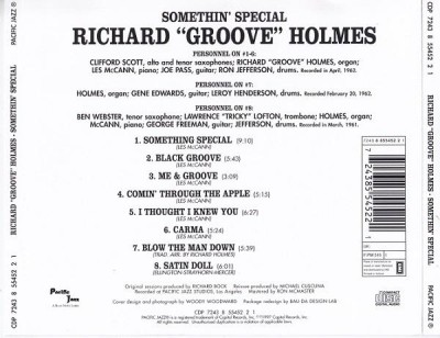 Richard "Groove" Holmes - Somethin' Special (1997) Lossless