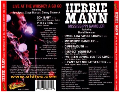 Herbie Mann - Live At The Whiskey A Go Go / Mississippi Gambler (2001)Lossless+Mp3