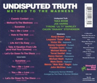 The Undisputed Truth - Method To The Madness 1976 (2011)