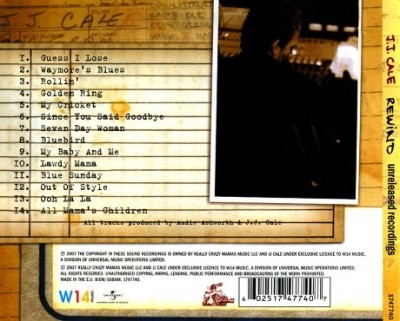 J.J.Cale - Rewind: The Unreleased Recordings (2007) Lossless