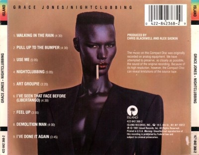 Grace Jones - Nightclubbing (1981) Lossless