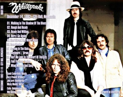 Whitesnake - Newcastle Night Two: Live In City Hall, Newcastle 14.12.1982 (Bootleg) Lossless