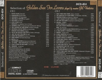 Gil Ventura - Selection of Golden Sax For Lovers [2CD] (1998) Lossless