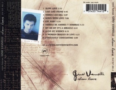 Gino Vannelli - Slow Love (1998) Lossless