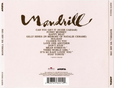 Mandrill - We Are One (1977) (remastered 2004)