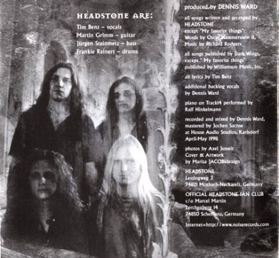 Headstone Epitaph - Wings Of Eternity (1998) [Victor/Japan Edit.] Lossless