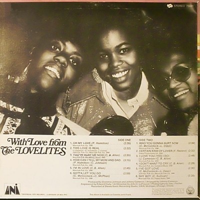 The Lovelites - With Love From the Lovelites (1970)