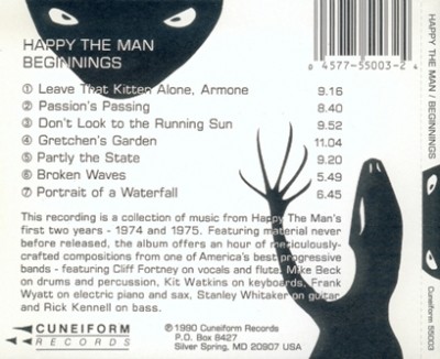 Happy The Man - Beginnings 1975 (Cuneiform 1990) Lossless+MP3