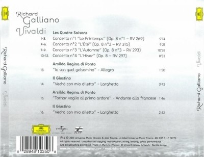 Richard Galliano - Vivaldi (2013) Lossless+Mp3